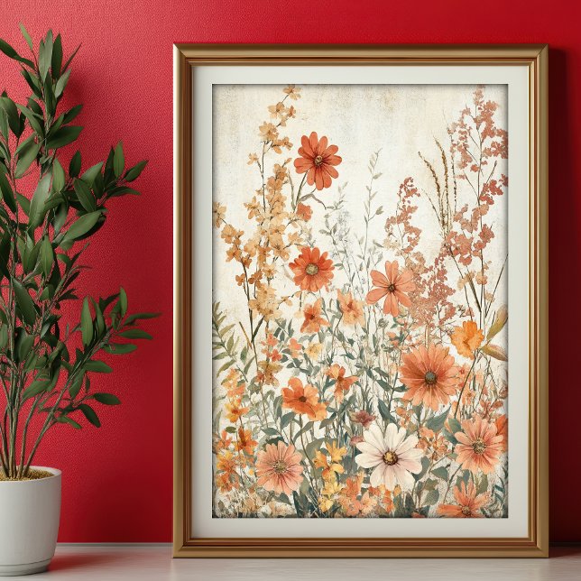 Papier de soie Découpage Fleurs sauvages d'automne (Créateur téléchargé)