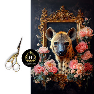 Papier de soie découpage floral Hyène