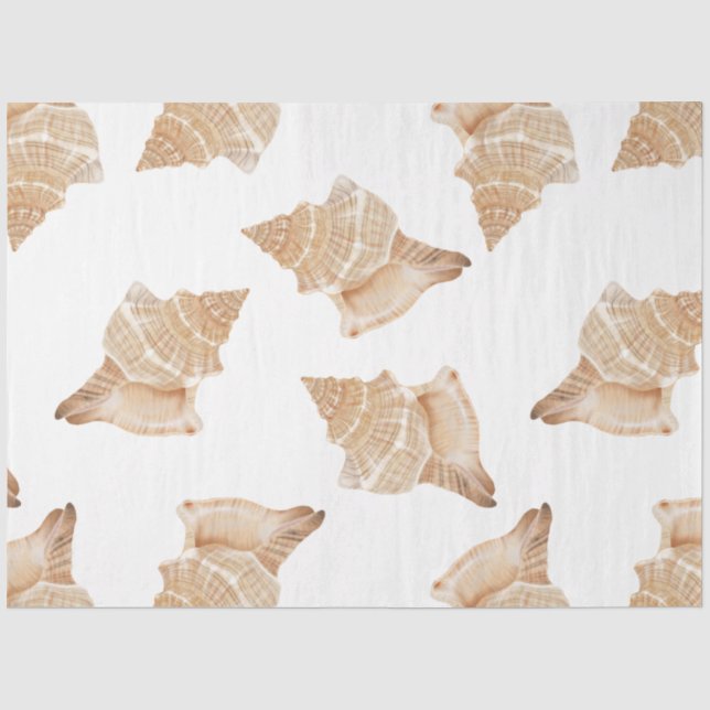 Papier de soie Design 31 de la série Vie marine (Recto)