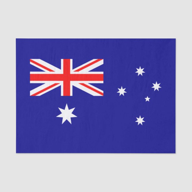 Papier de soie drapeau australien patriotique (Recto)