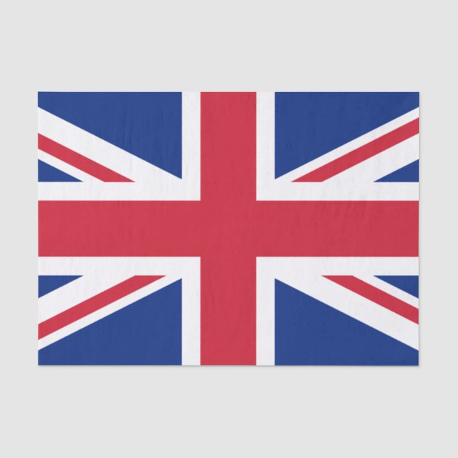 papier de soie drapeau Royaume-Uni (Recto)
