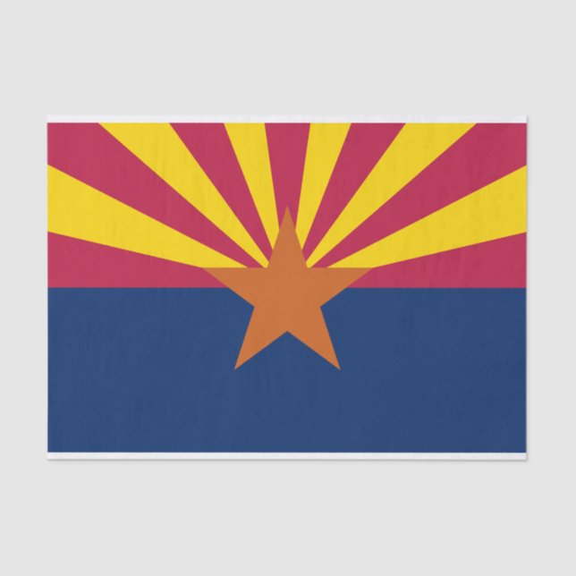 Papier de soie du drapeau de l'Arizona (Recto)