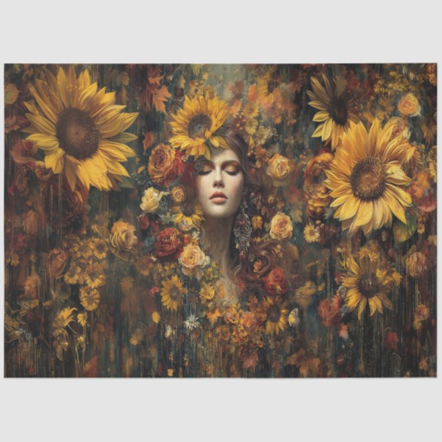 Papier de soie Embers of Autumn Awakening (Recto)