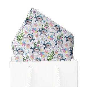 Papier de soie en forme de requin