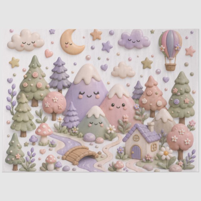 Papier de soie fantaisiste (Recto)