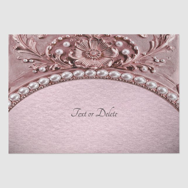 Papier de soie fleur rose (Recto)