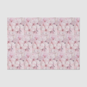 Papier de soie Fleurs de cerisier et notes de musi