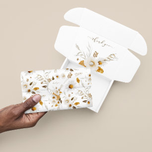 Papier de soie floral aquarelle