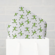 Papier de soie grenouille, découpage d'animaux d'é