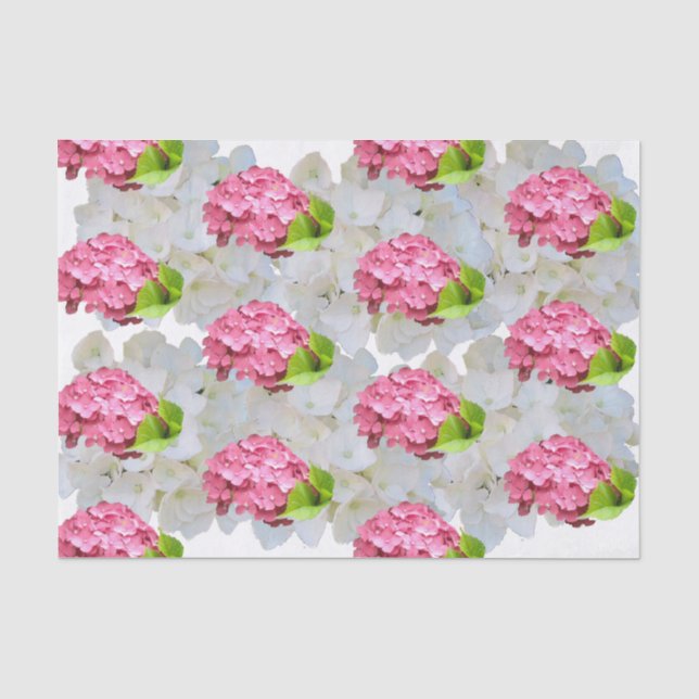Papier de soie hydrangea rose foncé (Recto)