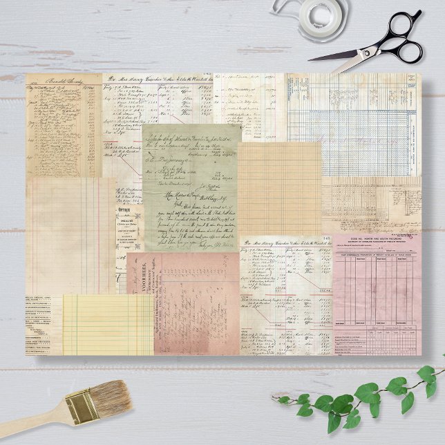 Papier de soie Lettres et Registres (Créateur téléchargé)