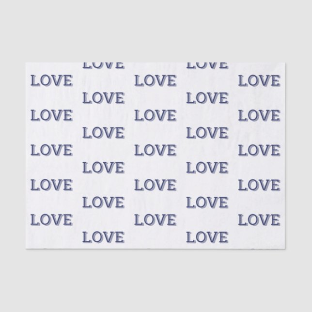 Papier de soie LOVE (Recto)