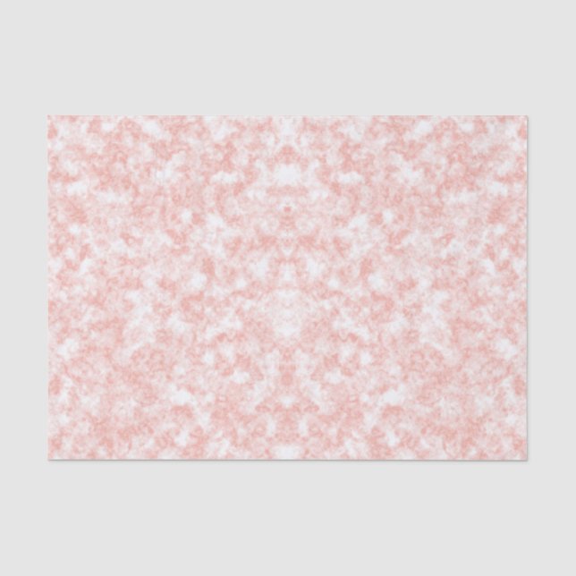 Papier de soie marbré pêche (Recto)