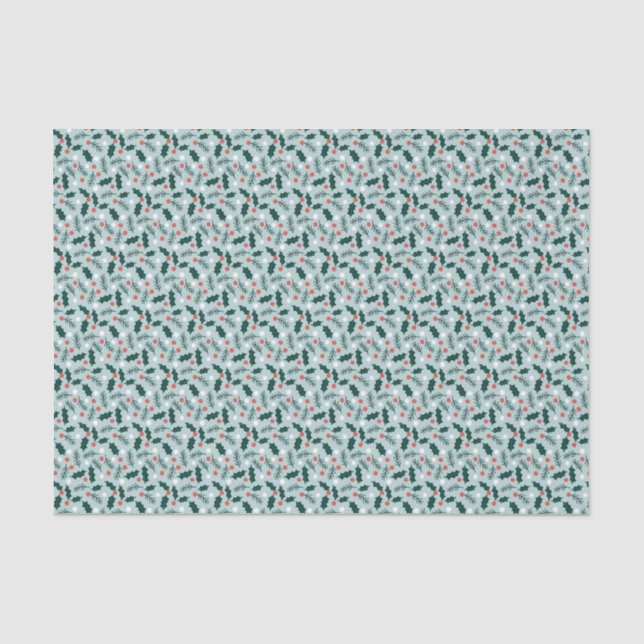 Papier de soie Merry Holly Days (Recto)