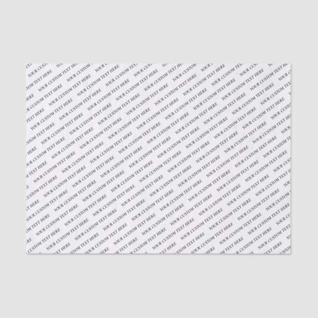 Papier de soie minimal noir et blanc avec texte pe (Recto)