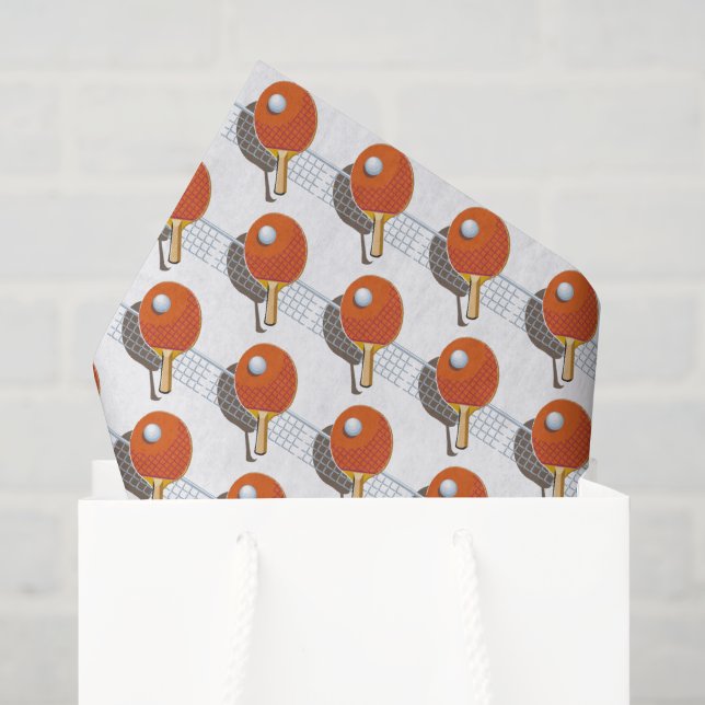 Papier de soie Ping Pong, découpage de tennis de t (Sac cadeau)