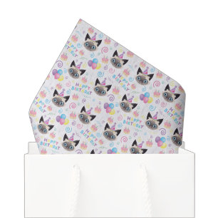 Papier de soie pour chat siamois