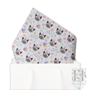 Papier de soie pour chat siamois