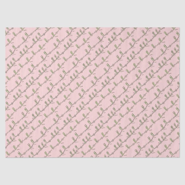 Papier de soie pour cours de danse (Rose) (Recto)