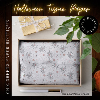 Papier de soie pour emballage de cadeau de Hallowe