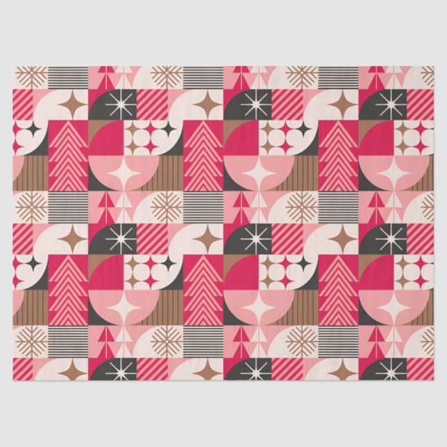 🎁 Papier de soie pour emballage de Noël pour l'em (Recto)