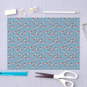 Papier de soie pour glaces patriotiques