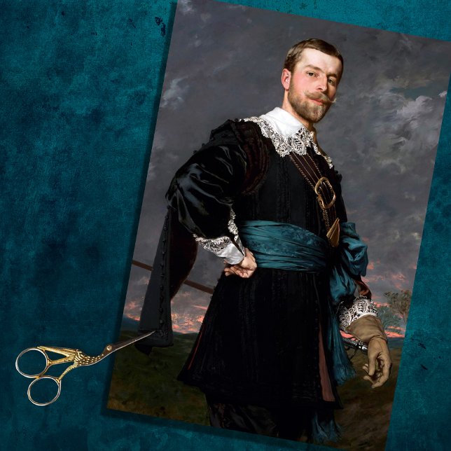 Papier de soie pour homme élégant vintage (Créateur téléchargé)