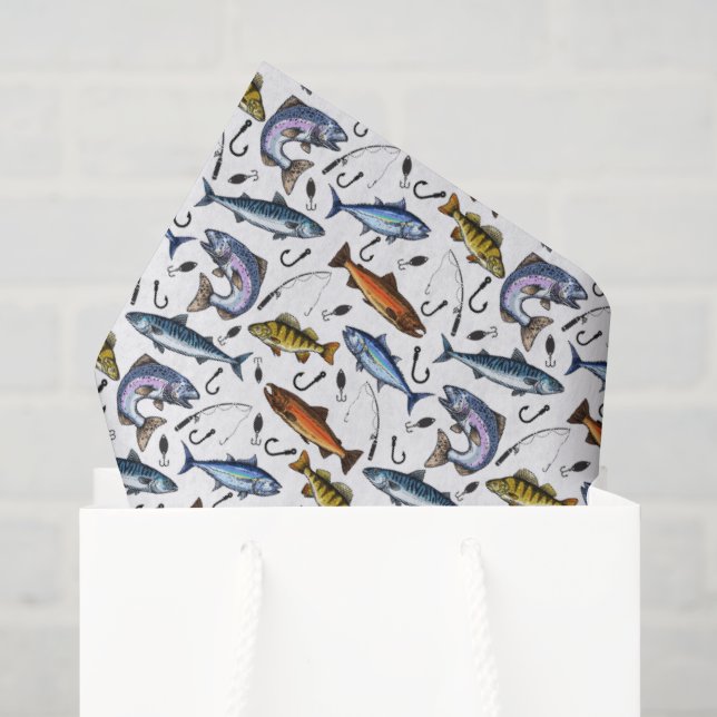 Papier de soie pour la pêche (Sac cadeau)