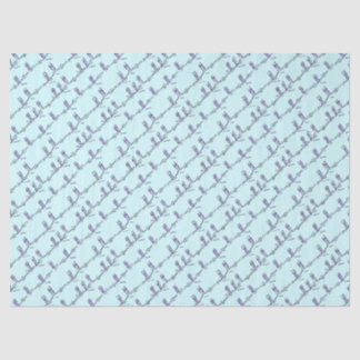 Papier de soie pour leçons de danse (Bleu)