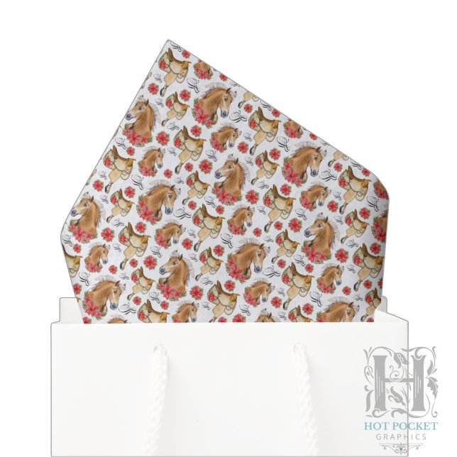 Papier de soie pour Noël Cowgirl (Créateur téléchargé)