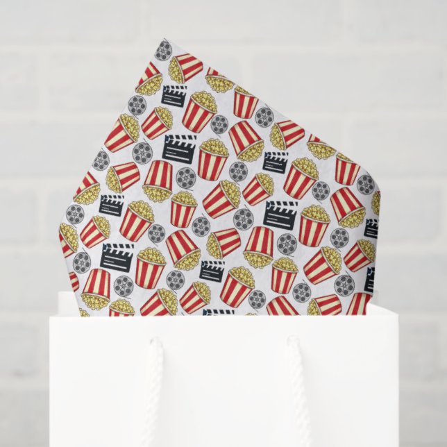 Papier de soie pour soirée cinéma (Sac cadeau)