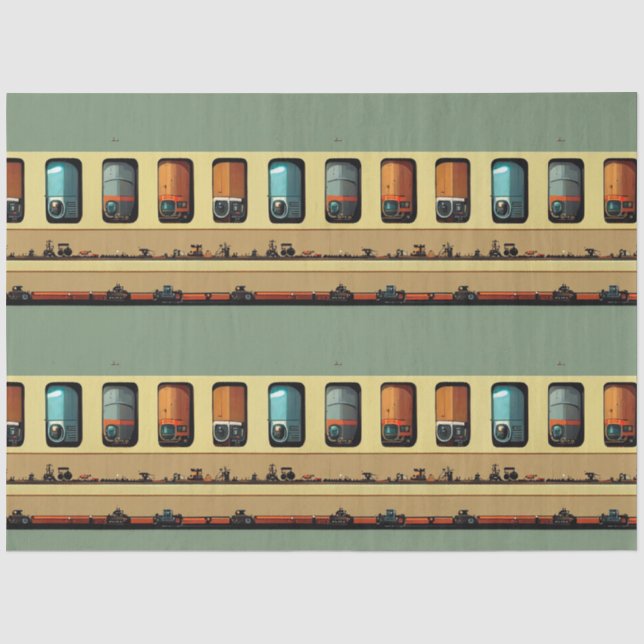 Papier de soie pour train (Recto)