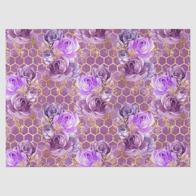 Papier de soie Queen Bee Series Design 6 (Recto)