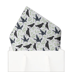 Papier de soie Raven blanc