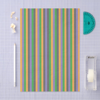 Papier de soie rayé à fantaisie secondaire