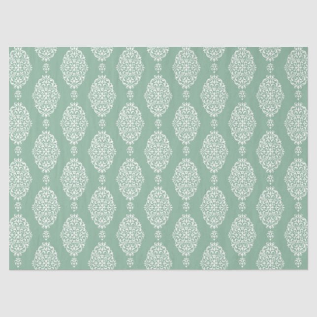 Papier de soie série Eucalyptus aquarelle modèle 8 (Recto)