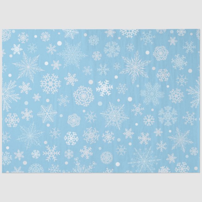 Papier de soie série flocon de neige 16 modèle 6 (Recto)