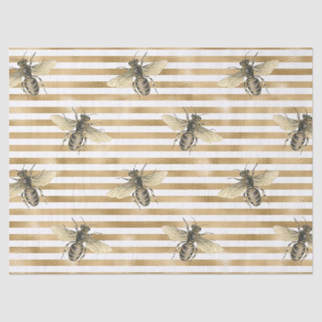 Papier de soie série Honey Bee Design 11 (Recto)