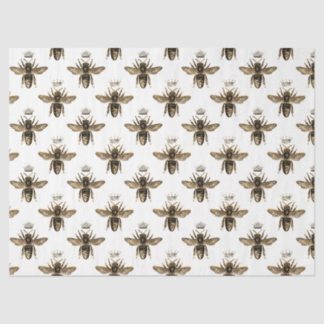 Papier de soie série Tea Garden Bee Design 13 (Recto)