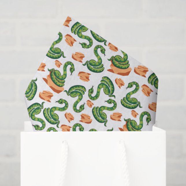 Papier de soie serpent (Sac cadeau)