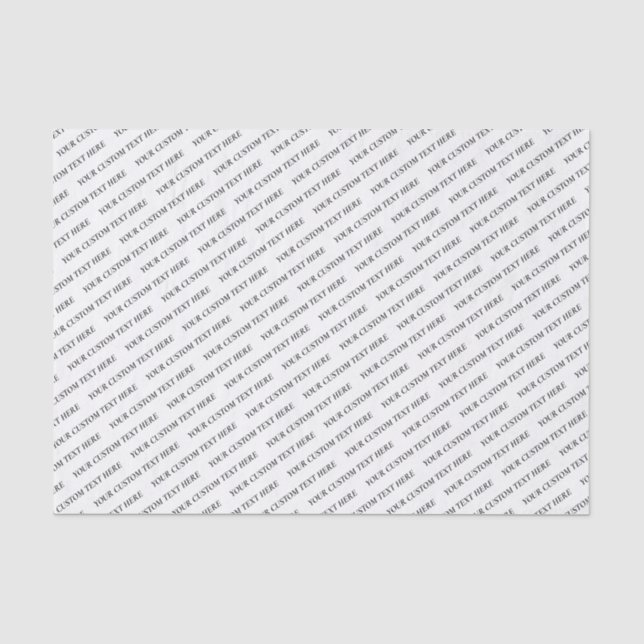Papier de soie sur mesure minimal noir et blanc av (Recto)