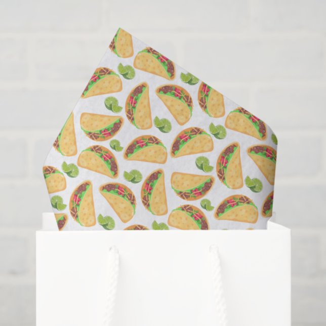 Papier de soie Tacos (Sac cadeau)