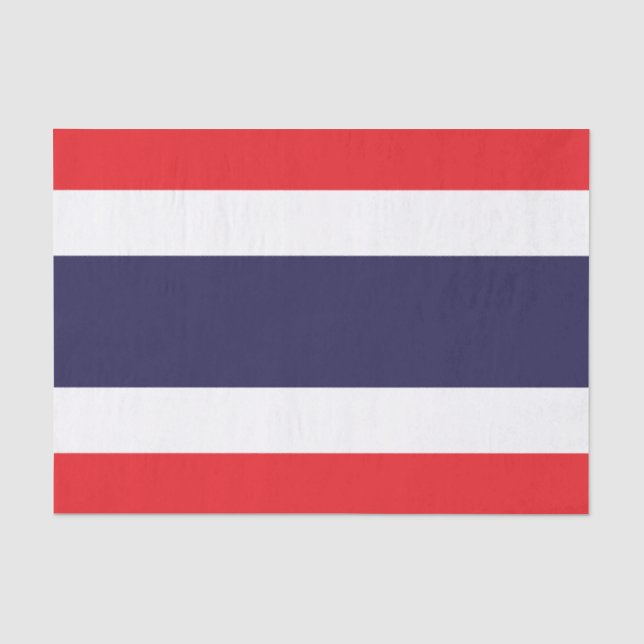 Papier de soie Thaïlande, papier de soie Drapeau t (Recto)