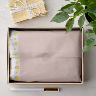 Papier de soie tournesol et marguerite