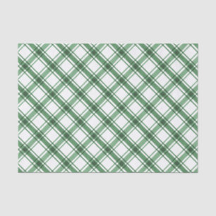 Papier de soie vert et blanc