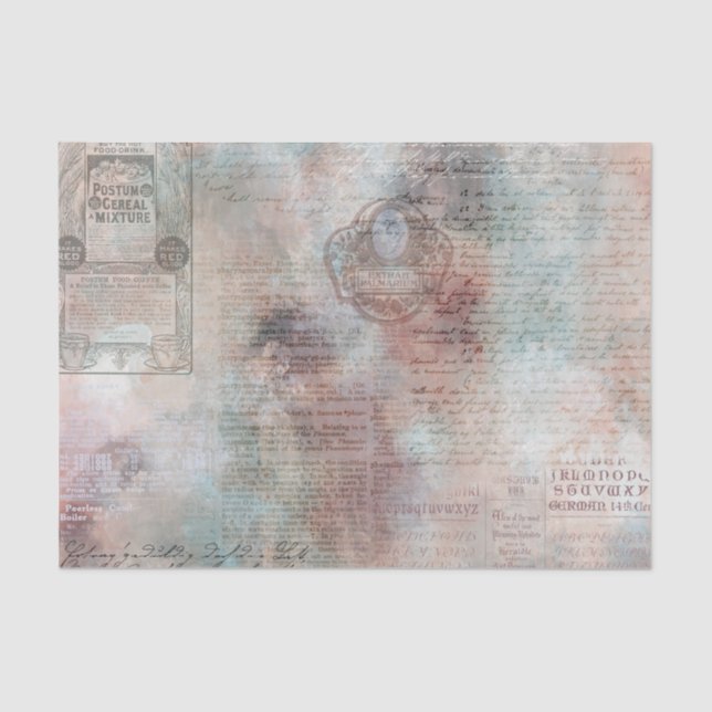 Papier de Soie Vintage Ephemera (Recto)