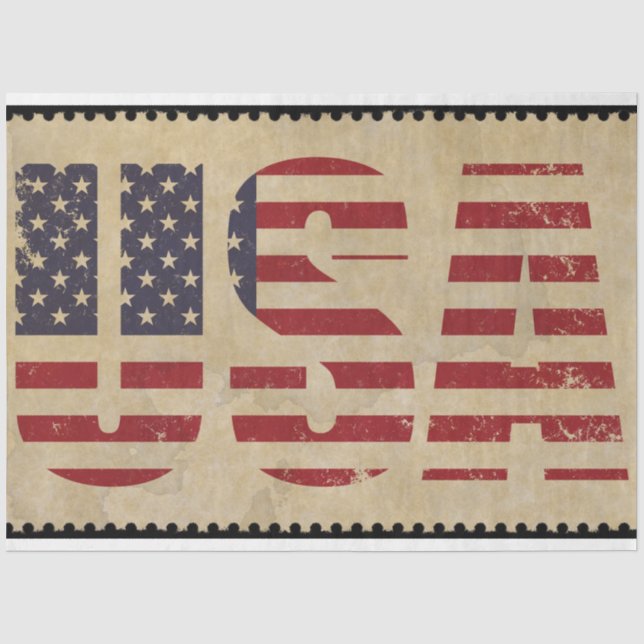 papier de soie vintage usa (Recto)