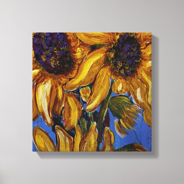 Papier de toile enveloppé de tournesol (Recto)