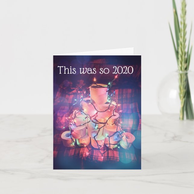 Papier de toilette Carte Humour de Noël (Devant)