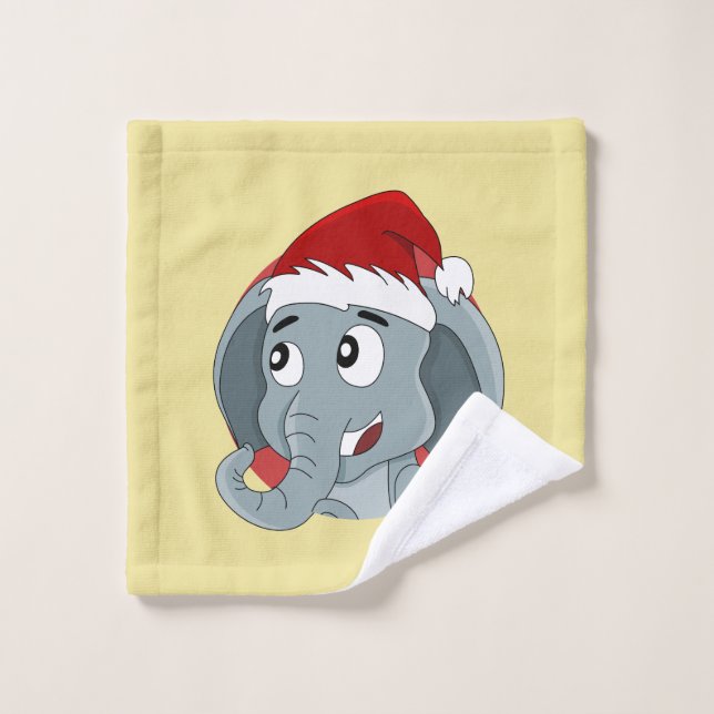 Papier de toilette de dessin animé de Noël (Gant de toilette)